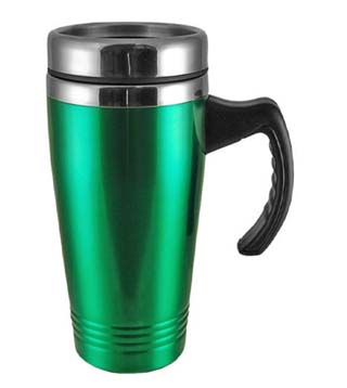 16 oz. Stainless Steel Tumbler w/ Handle