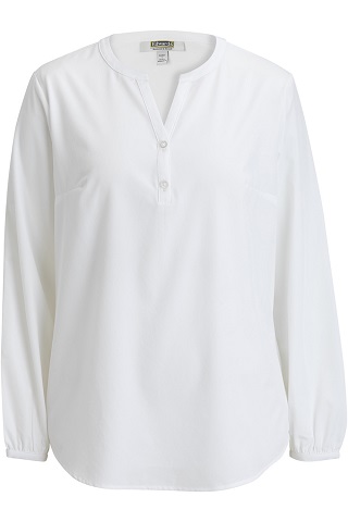5275 - Ladies Open V-Neck Blouse
