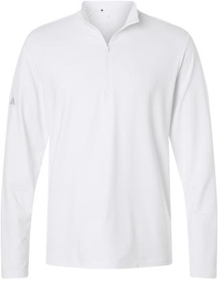 Textured Stripe Quarter Zip Pullover