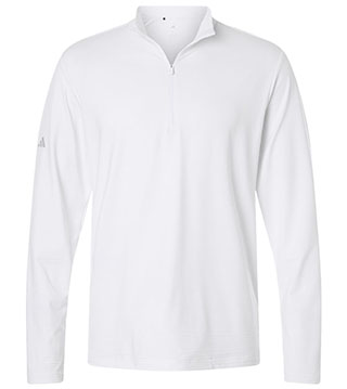 A708 - Textured Stripe Quarter Zip Pullover