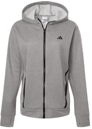Ladies Game and Go Fleece Full Zip Hooded Sweatshirt