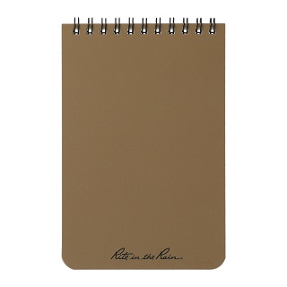 BLK25-0913-02 - 4x6 Rite in the Rain Top Spiral Notebook