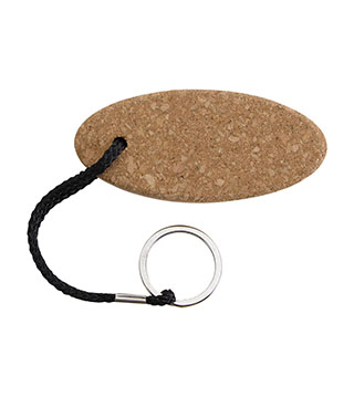 Buoy Oval Cork Keychain