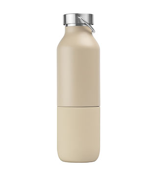 2-in-1 20 oz. Recycled Stainless Steel Bottle with 11 oz. Tumbler
