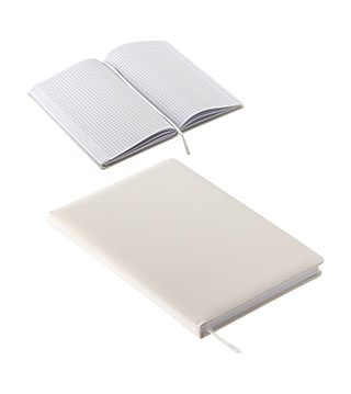Draftsman Padded Hardcover Journal with Grid-Lined Paper