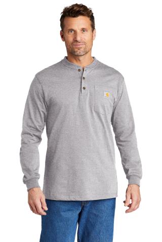 CTK128 - Long Sleeve Henley T-Shirt