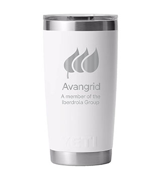 IB1-005 - YETI 20oz Rambler - White