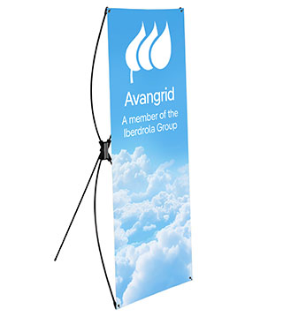 IB1-263109-BLUE - 23.5 x 60 Tri-X Display Kit -Blue Sky Design