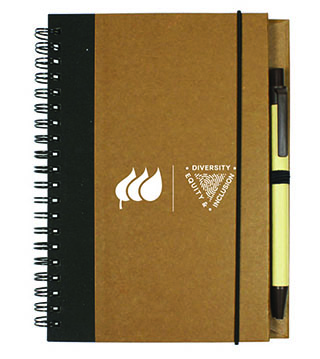 Eco Hardcover Journal and Pen - BRG