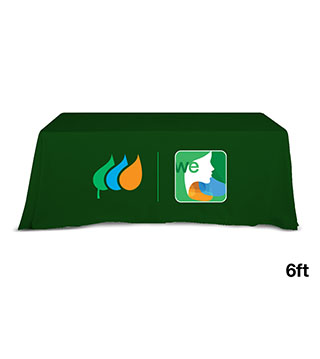 IB1-TS1006-BRG - 6 Foot Table Throw - WE logo