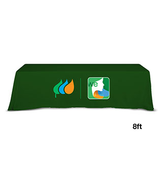 IB1-TS1008A-BRG - 8 Foot Table Throw - WE logo