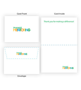IB1P-S001 - Avangrid Mentoring Cards & Envelopes (Box of 25)