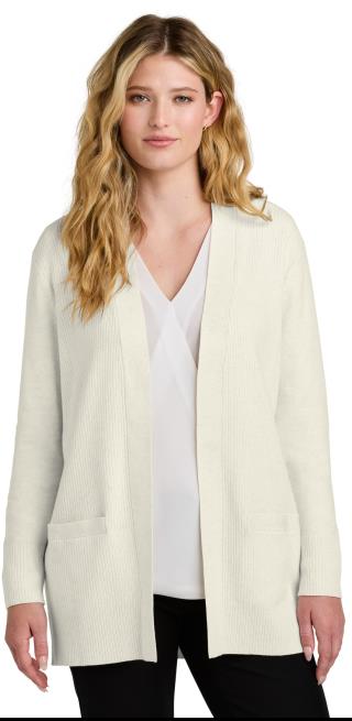 Ladies Easy Care Open-Front Cardigan Sweater