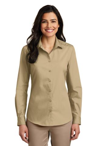 LW100 - Ladies' Long Sleeve Carefree Shirt