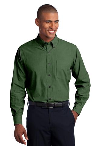 TLS640 - Tall Crosshatch Easy Care Shirt